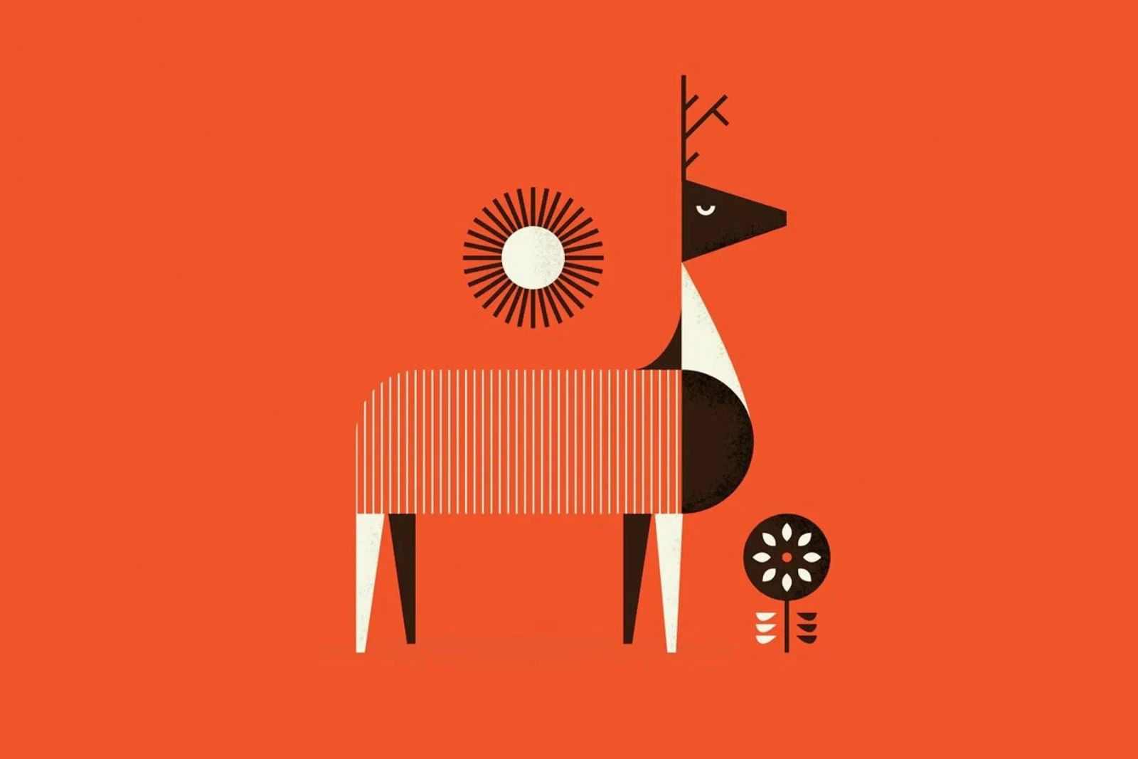 Deer Poster von Maz