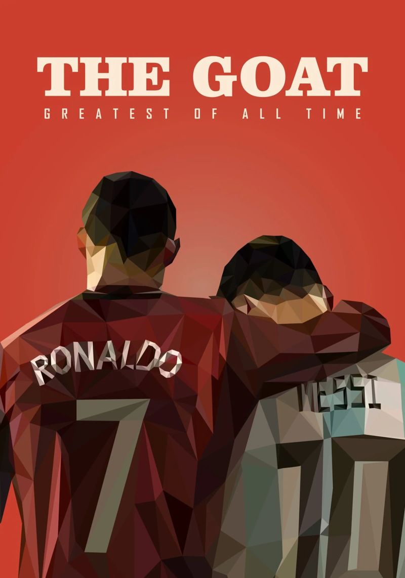 The Goat poster de Low poly art