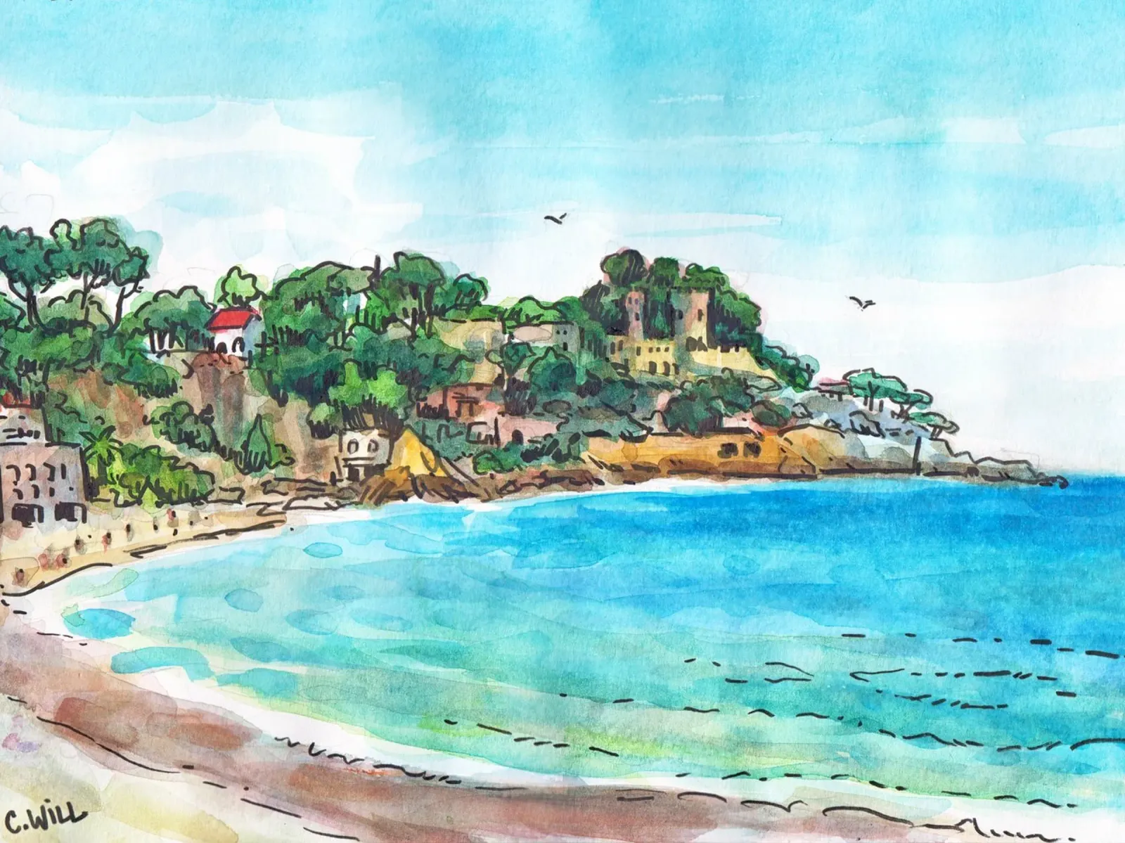 Lloret de Mar forex plate by C.WILL