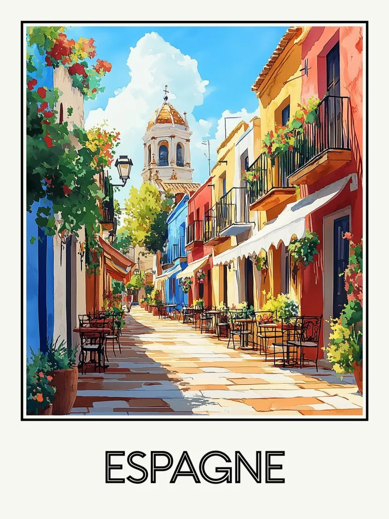 Spagna poster da Frame the World