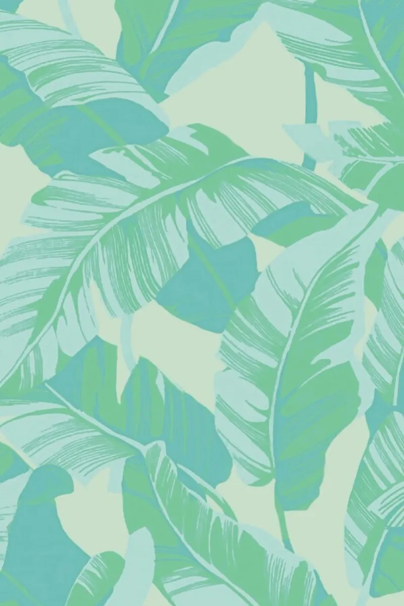 Banana Leaves poster con telaio in plastica da Kind of Style