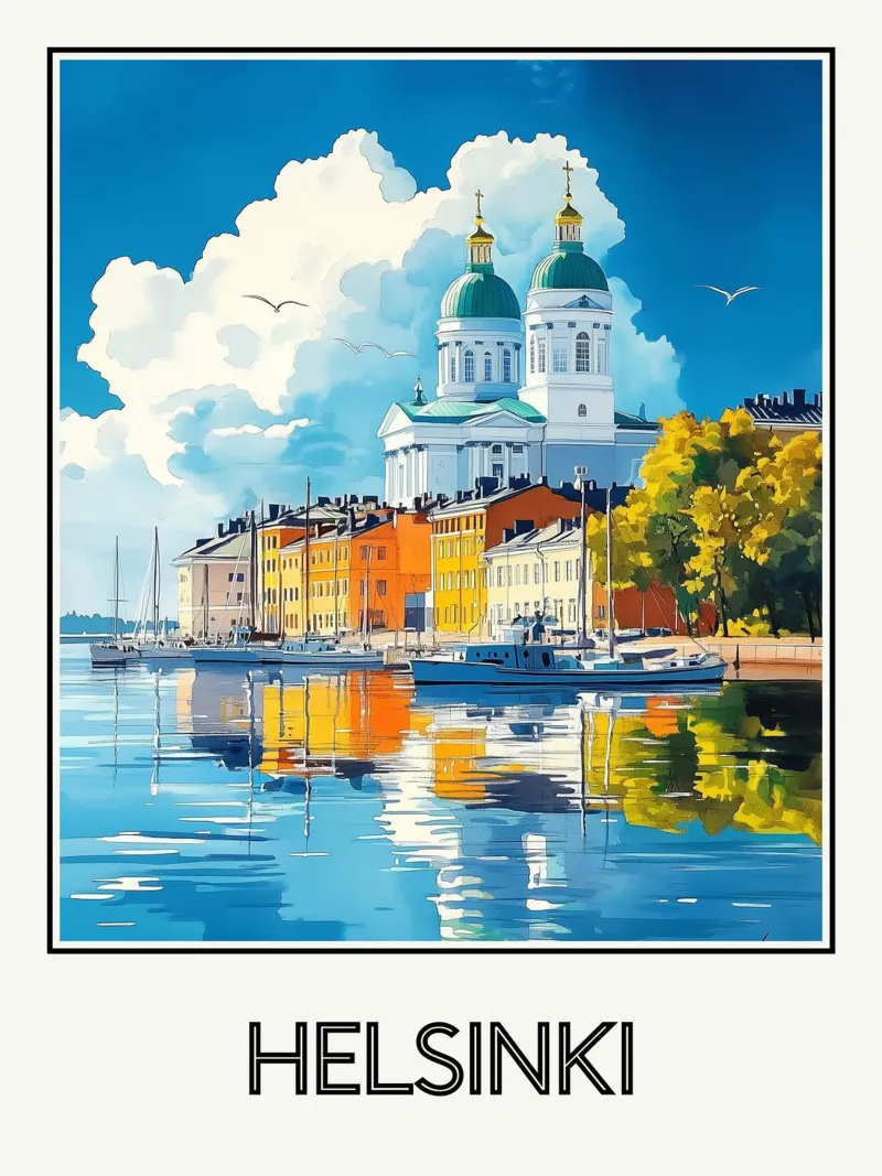 Helsinki alluminio dibond da Frame the World