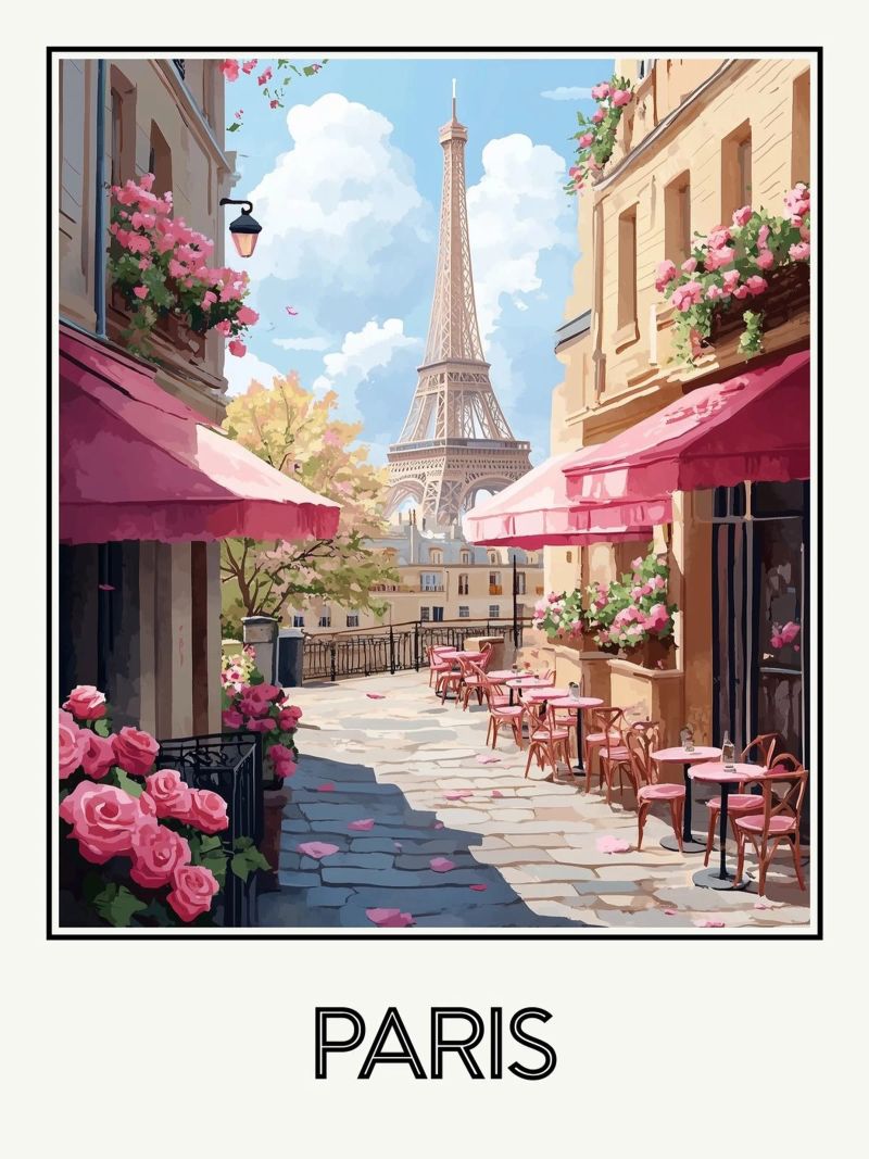 Paris poster de Frame the World