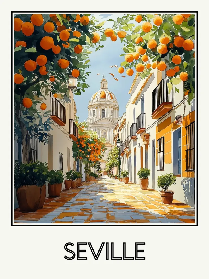 Siviglia carta hahnemühle da Frame the World