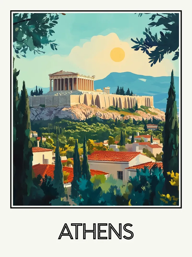 Atene alluminio dibond da Frame the World
