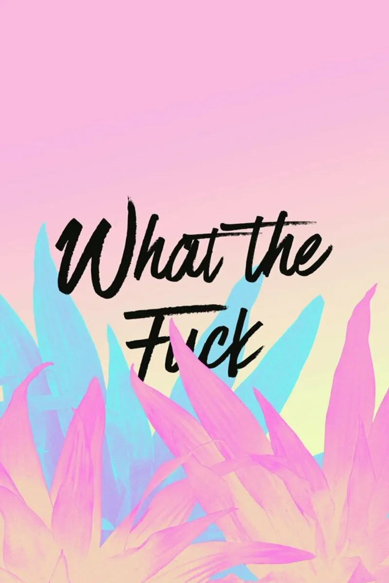 What The Fuck canvas van Hanna Kastl-Lungberg
