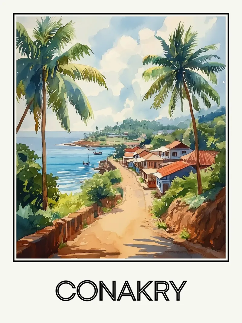 Conakry poster da Frame the World