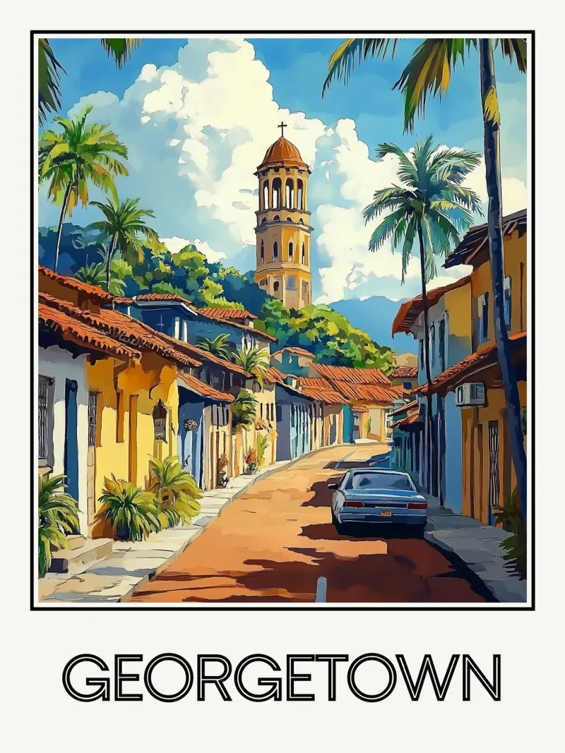 Georgetown poster da Frame the World