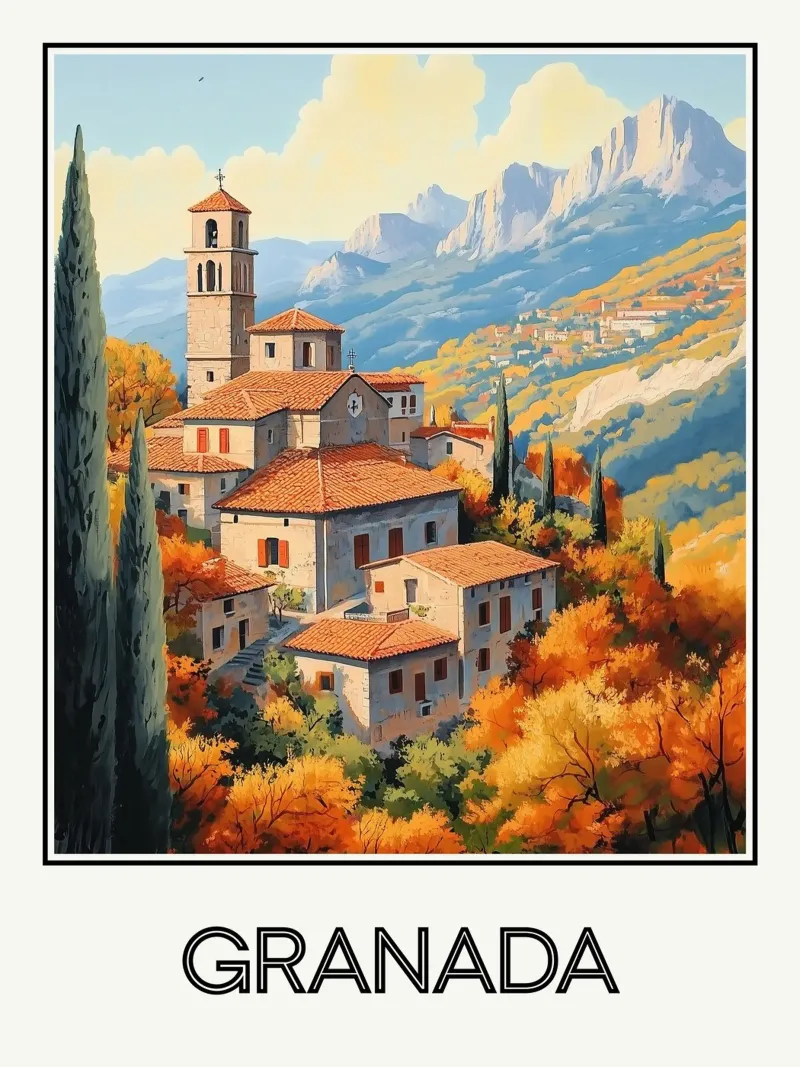 Granata tela con Cornice a cassetta da Frame the World