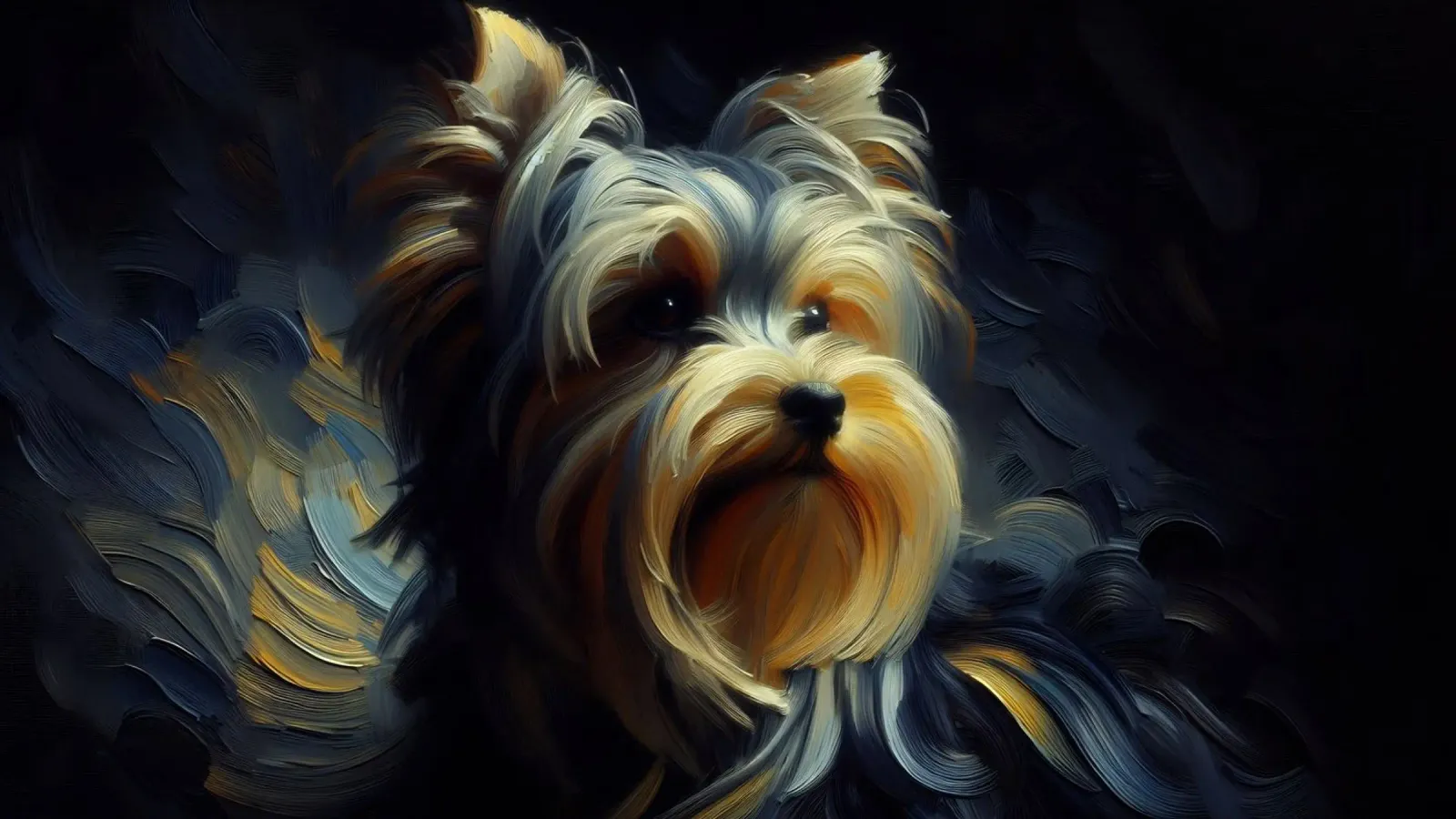 Yorkshire Terrier - Animal picture canvas by hunde-katzen-tiere
