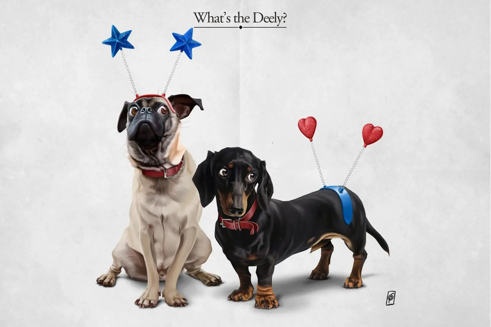 What's the Deely? (Titled) pellicola backlit da Rob Art | Illustration