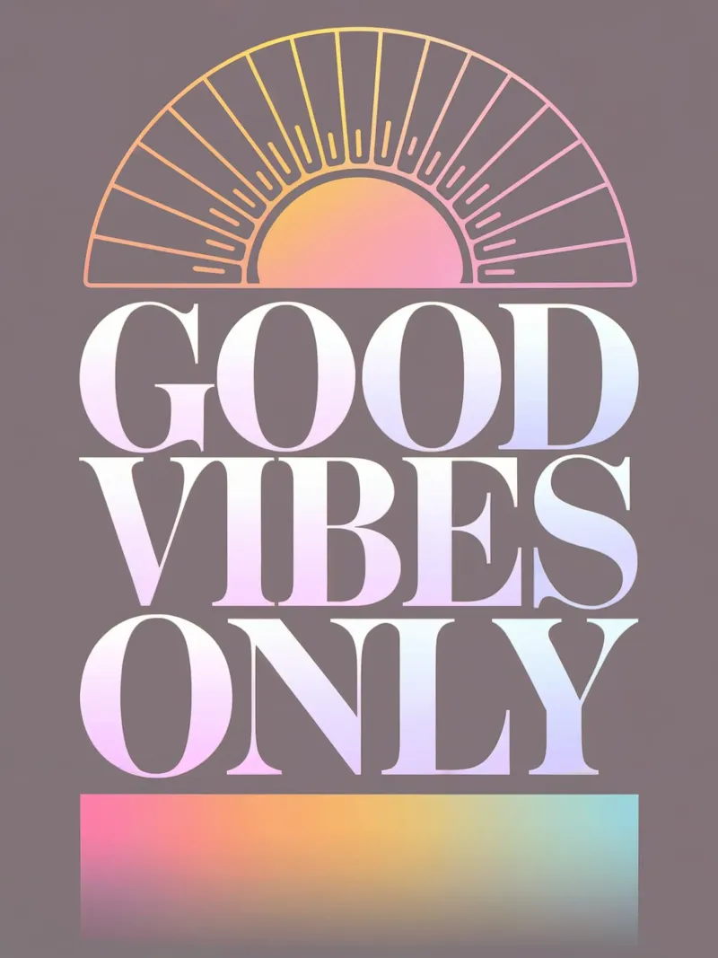 Good Vibes Only canvas by logic