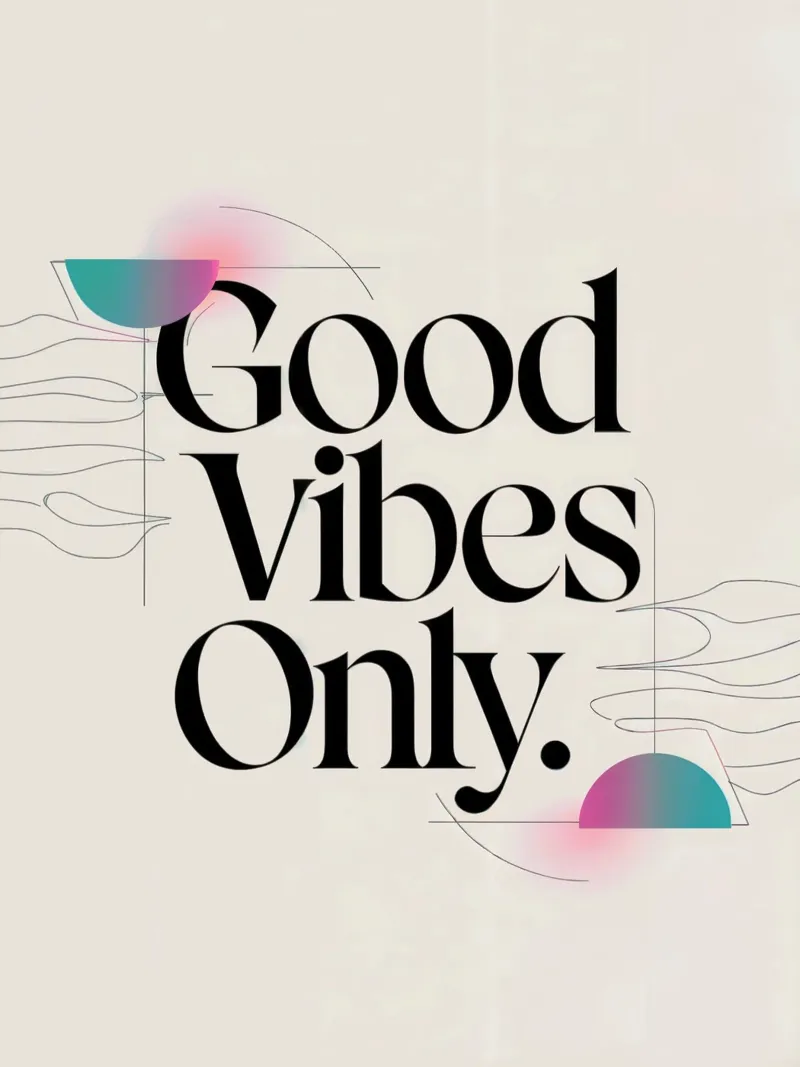 Good Vibes Only canvas by logic