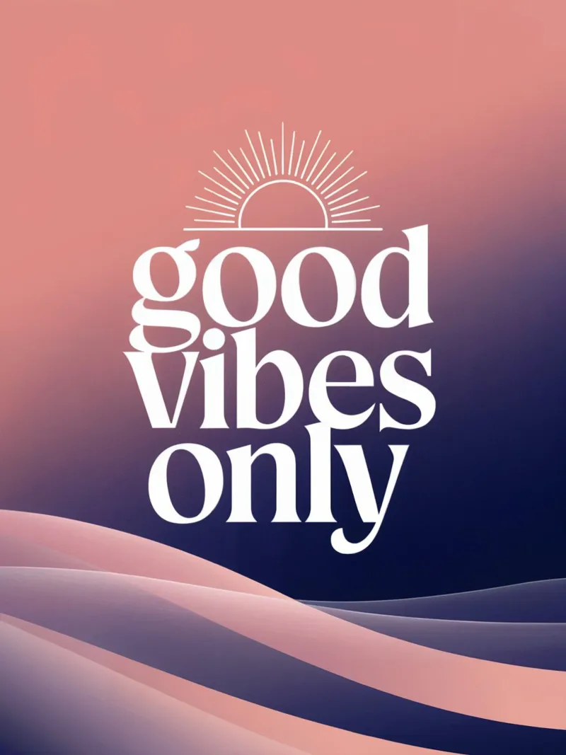 Good Vibes Only hahnemühle by logic