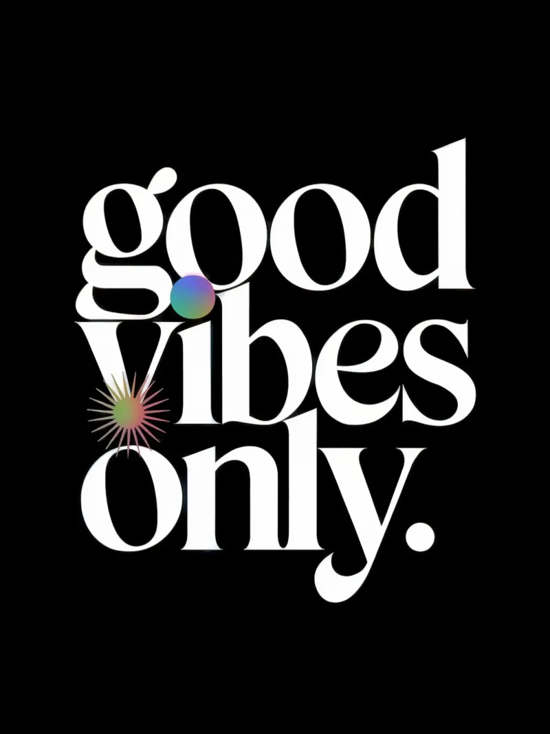 Good Vibes Only canvas by logic