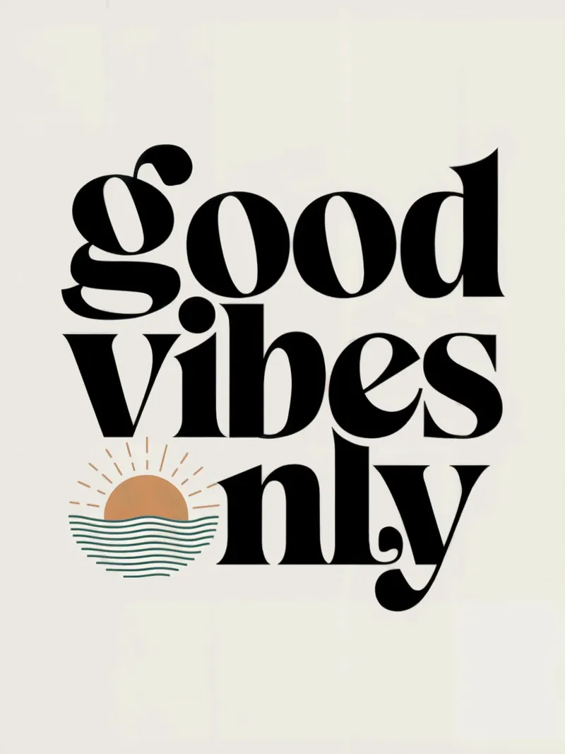 Good Vibes Only canvas by logic