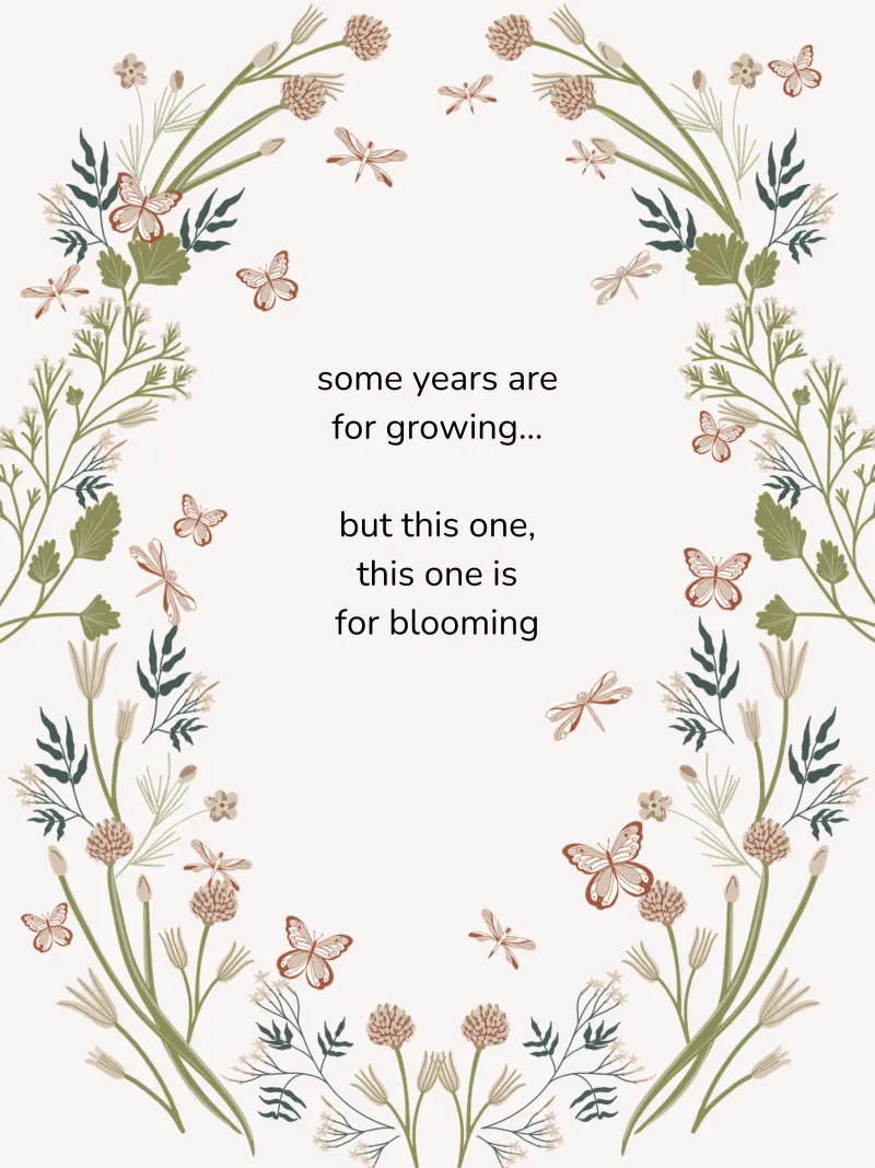 This year is for blooming alluminio dibond da anisillustration