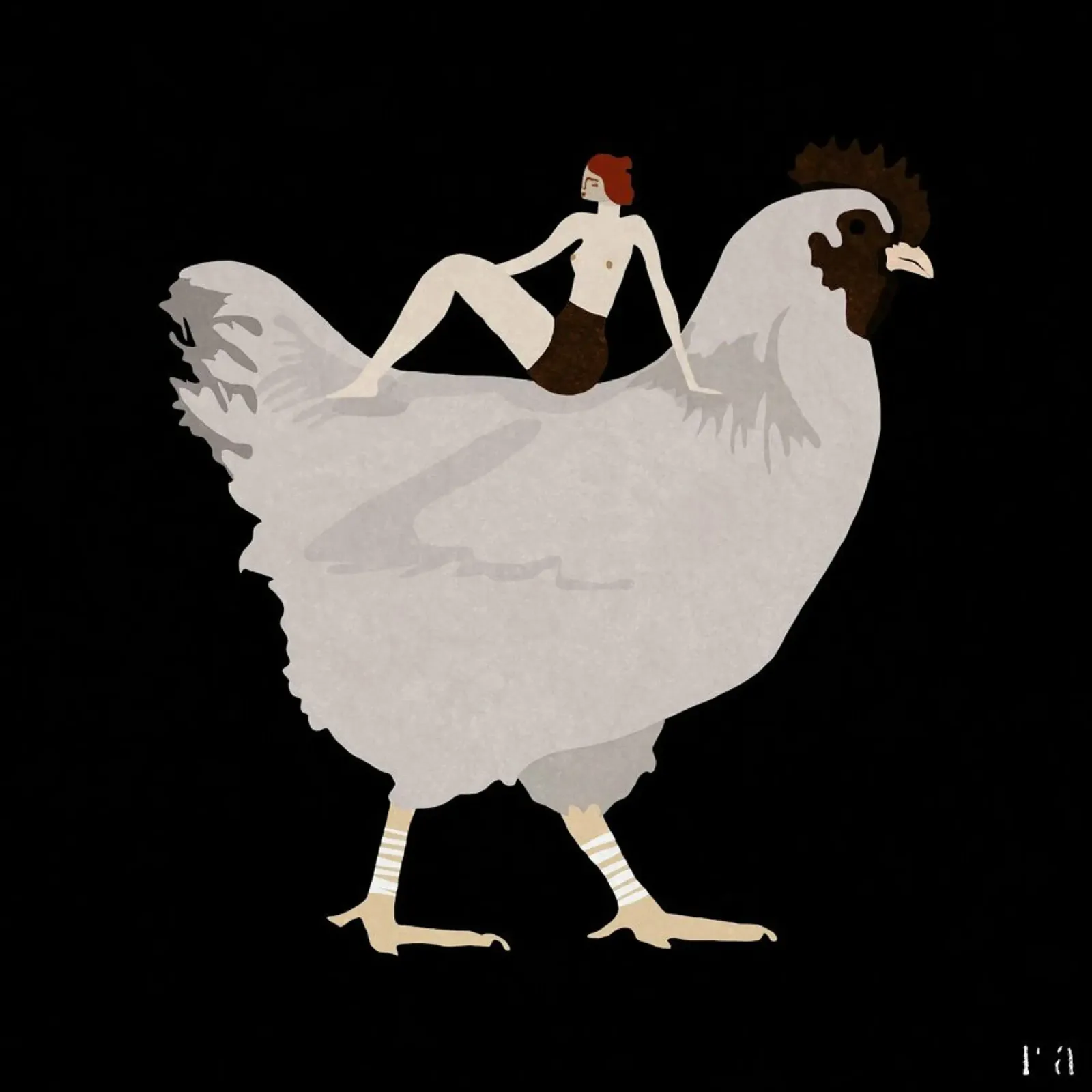 Chicken pellicola backlit da Amalia Restrepo