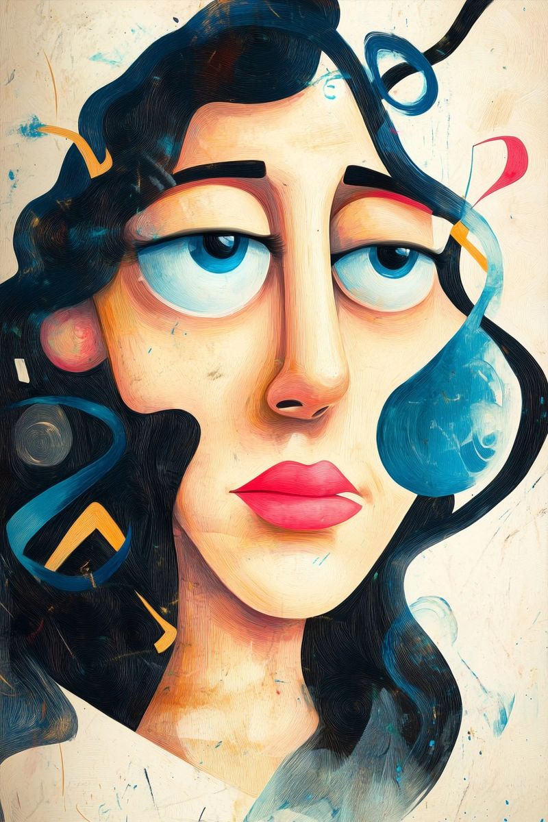 Perdu dans un océan de pensées poster de melipo-art