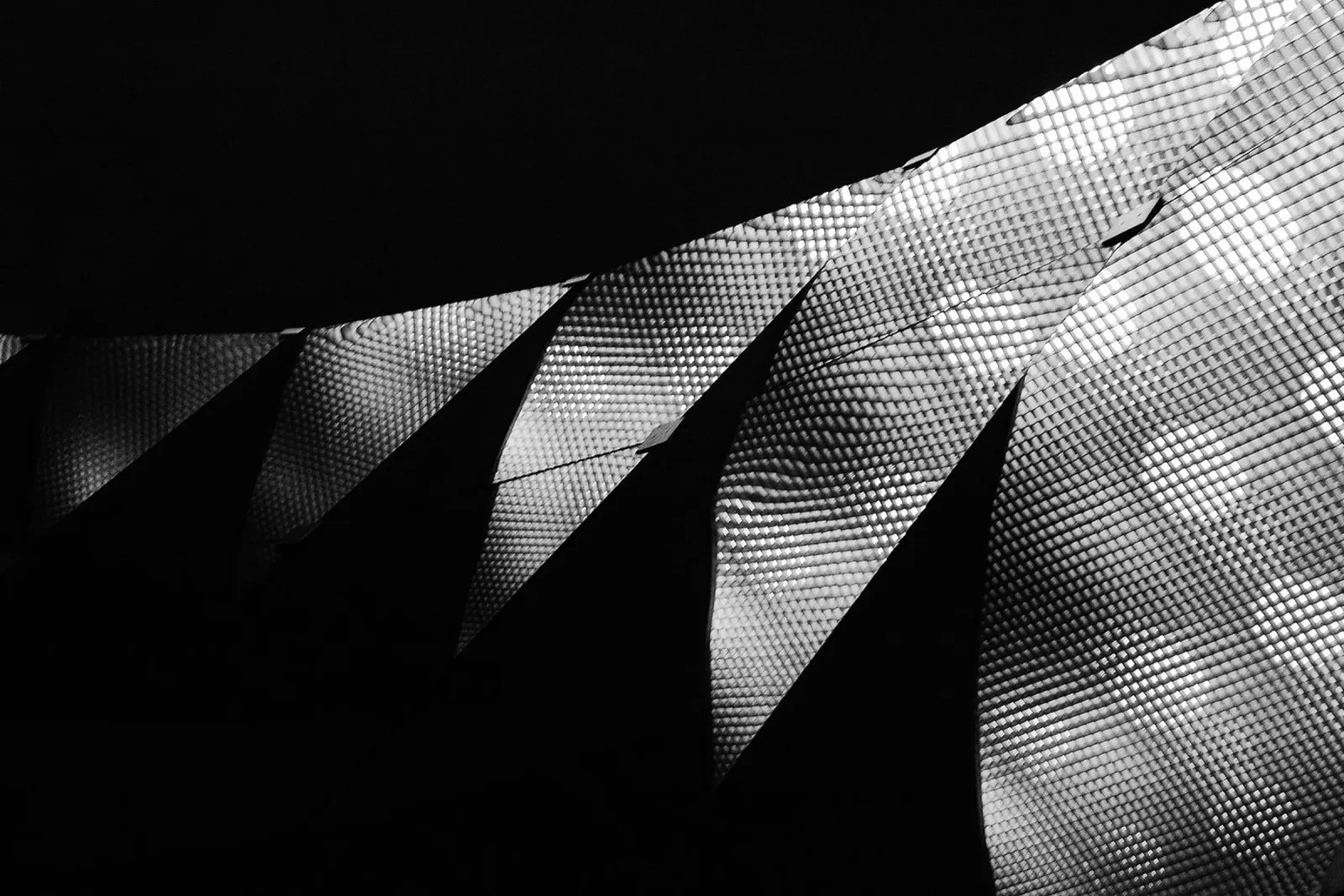 Abstract Photo - Roof Lights poster con telaio in plastica da adrianooliveiraphoto