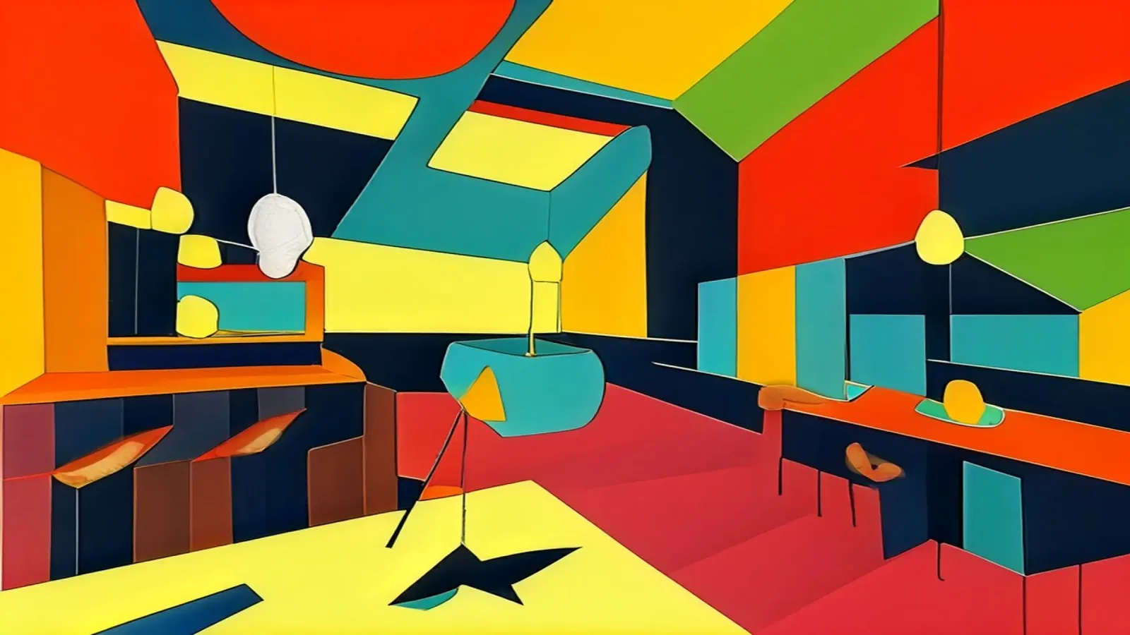 Canteen, kitchen, common room forex plate by Abstract Art by LK