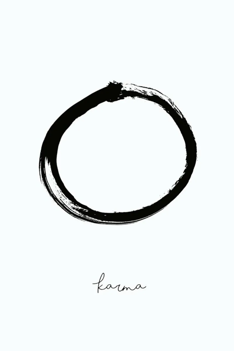 Karma poster con telaio in alluminio da Honeymoon Hotel
