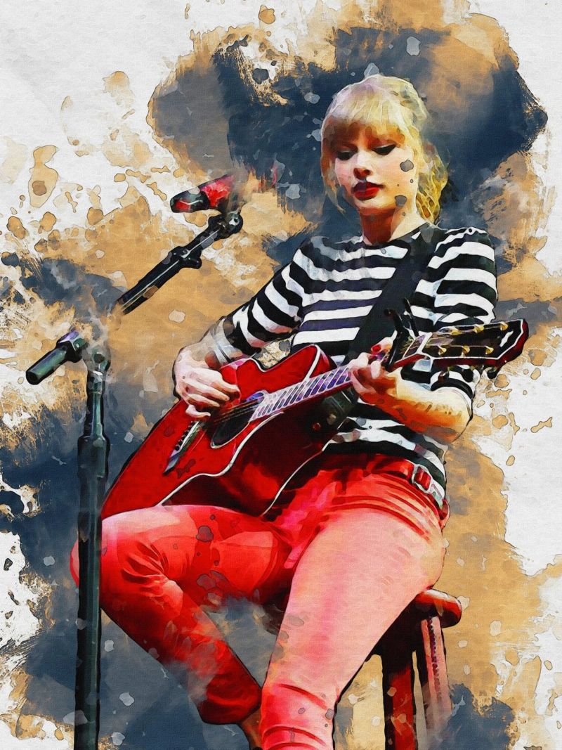 Sbaffo di Taylor Swift alluminio dibond da Gunawan Rb
