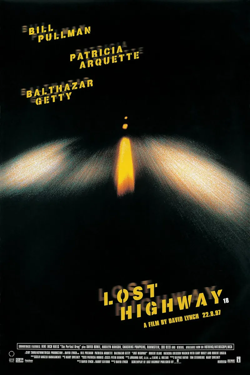 Lost Highway / David Lynch poster con telaio in legno da Attaboy Dsgn