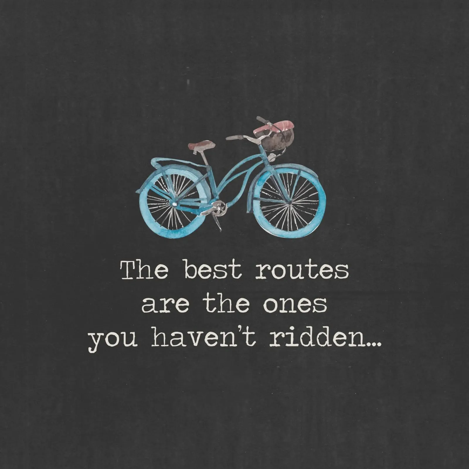 Las mejores rutas son las que no has recorrido en bicicleta metacrilato de Summer Soul Co. - Quotes