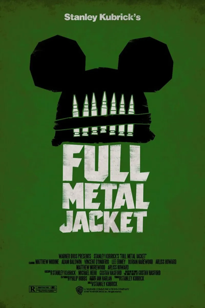 Full Metal Jacket tela con Cornice a cassetta da Federico Mancosu