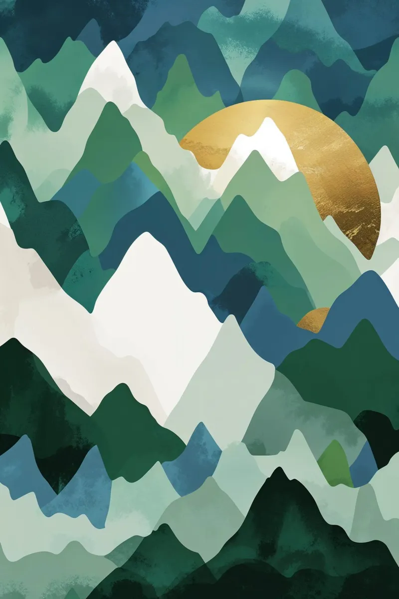 Sunlit Peaks of Carpathian Heights plexiglass da AlbertKlee