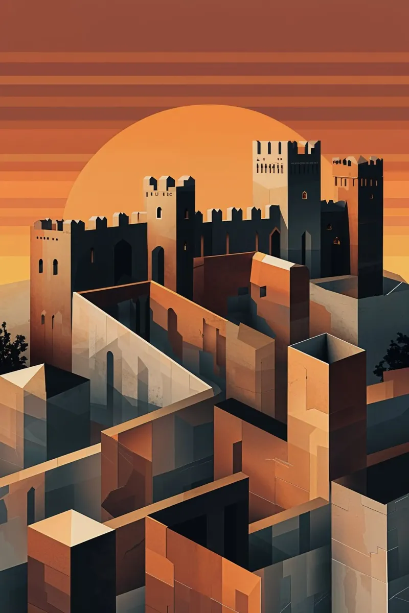 Abstract Majesty – The Aleppo Citadel pannello forex da AlbertKlee