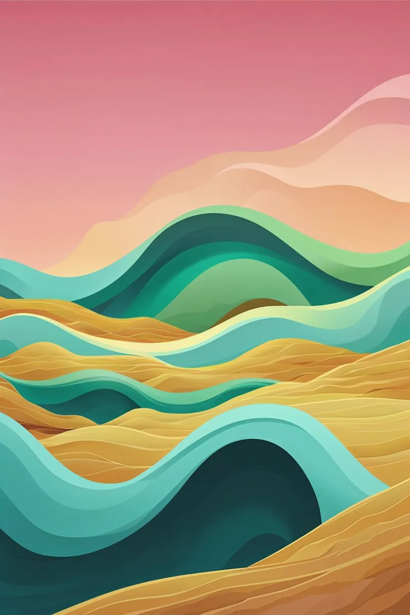 Emerging Waves in the Syrian Desert carta hahnemühle da AlbertKlee