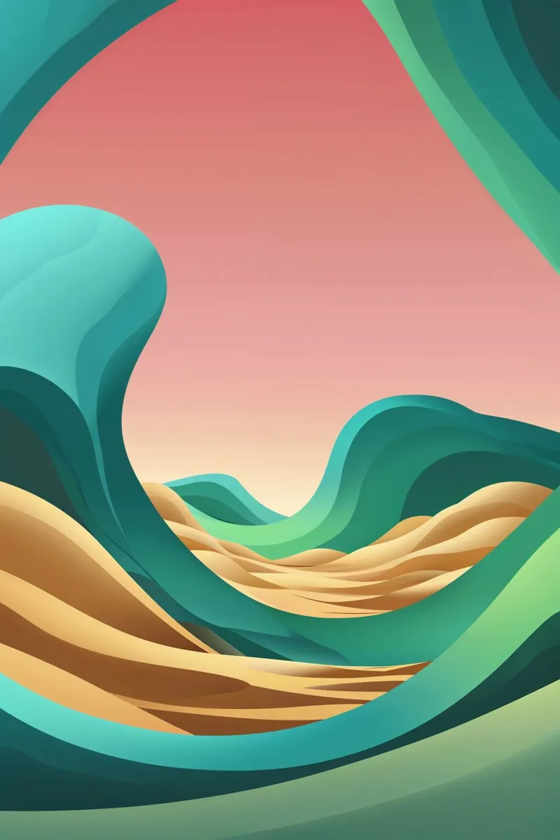 Timeless Flow of the Syrian Desert carta hahnemühle da AlbertKlee