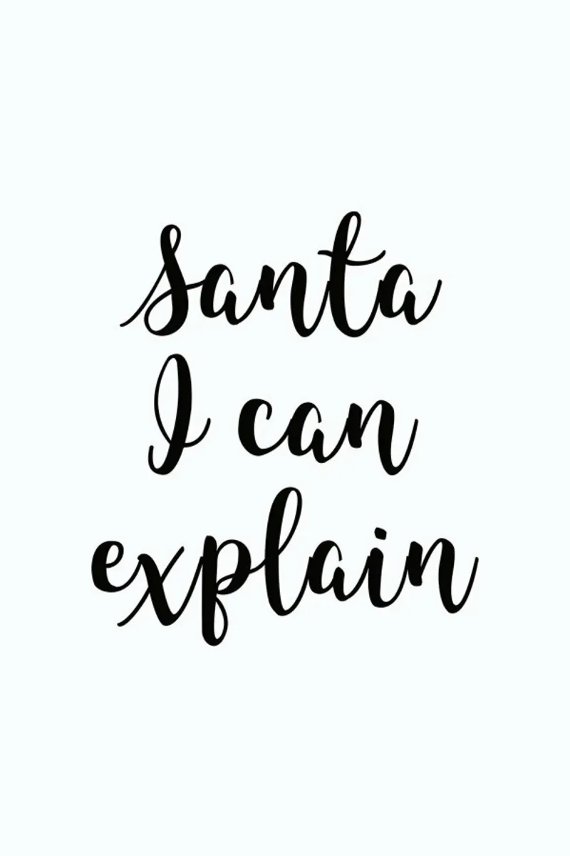 Santa I Can Explain pellicola backlit da Studio One