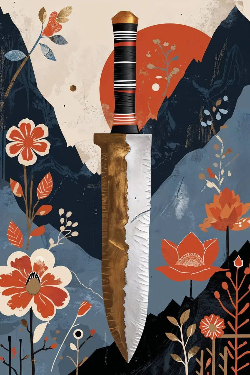 Nepal's Khukuri: An Artistic Tradition poster con telaio in plastica da AlbertKlee