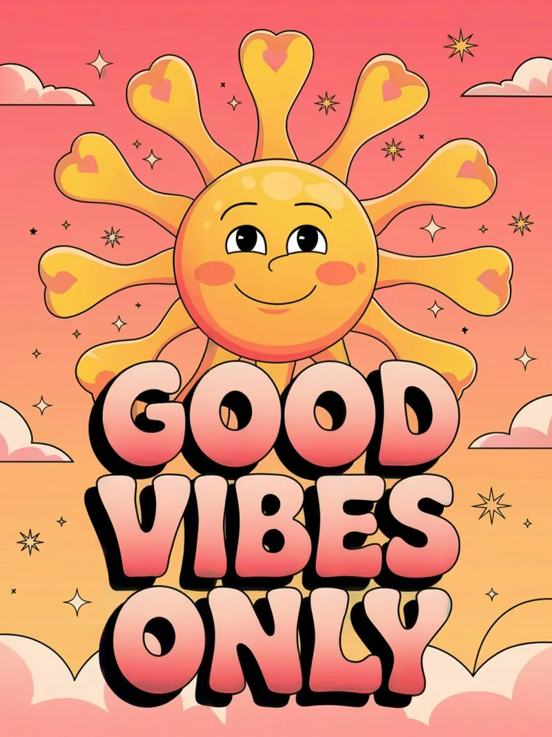 Good Vibes Only canvas by logic