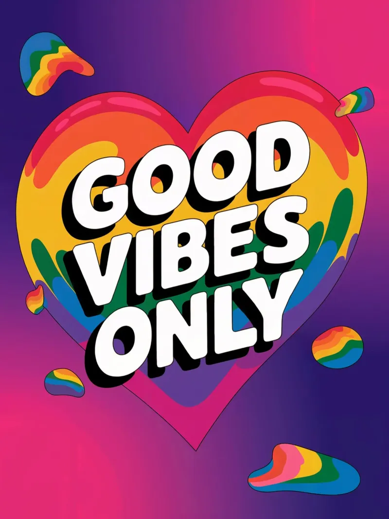 Good Vibes Only canvas by logic