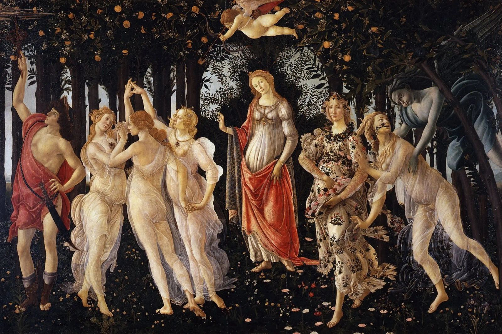 Sandro Botticelli - Primavera (Spring) poster da Timeless Artworks