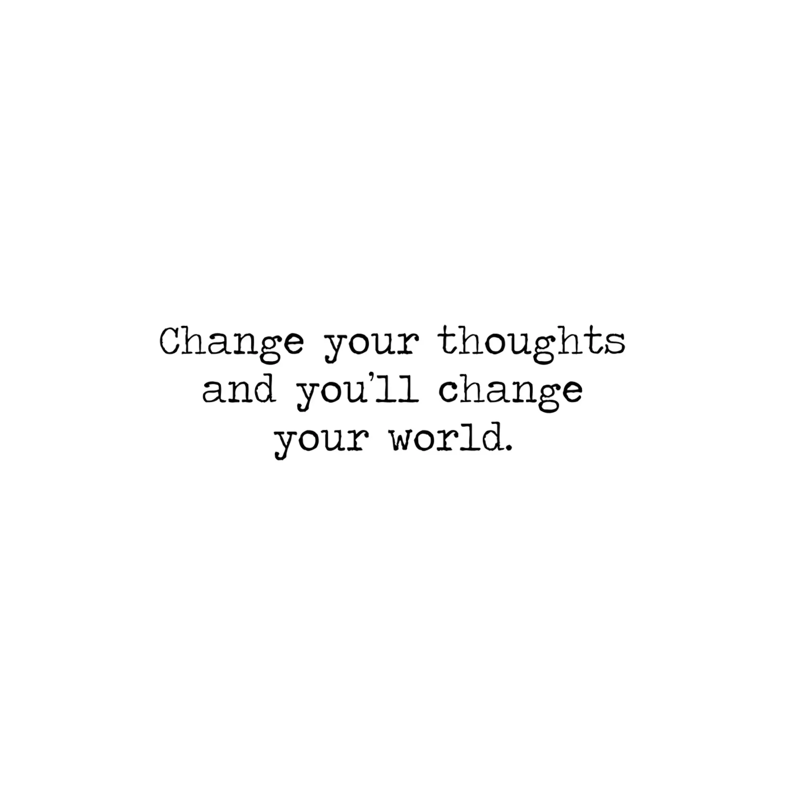 Change Your Thoughts and You'll Change Your World Be Mindful canvas by Summer Soul Co. - Quotes
