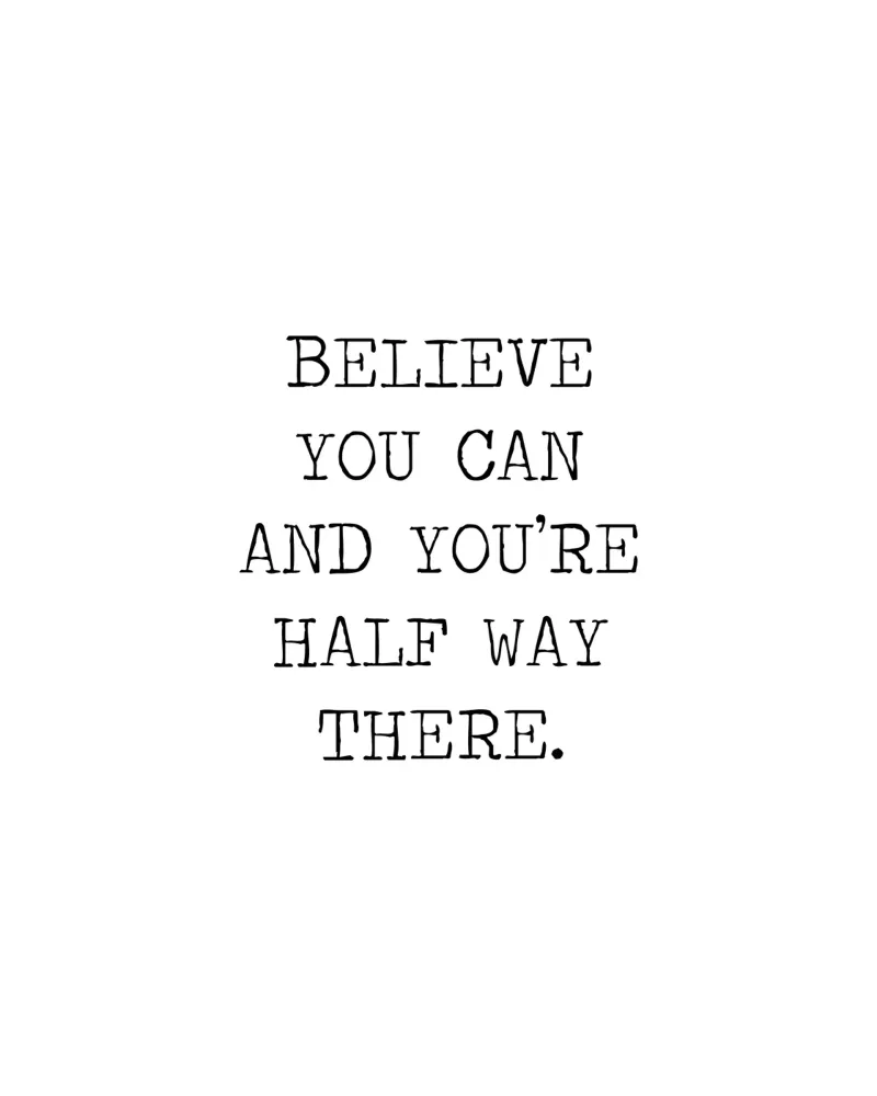 Believe You Can and You're Half Way There Theodore Roosevelt canvas by Summer Soul Co. - Quotes