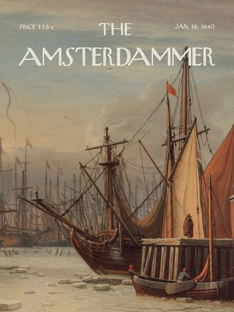 The Amsterdammer Vintage Magazine Cover poster by Vintagrafica