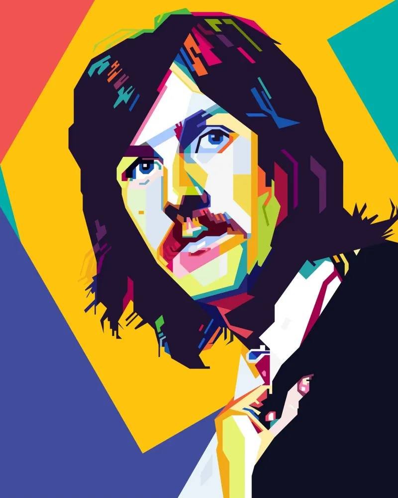 Stile John Bonham WPAP pellicola backlit da KP Artwork