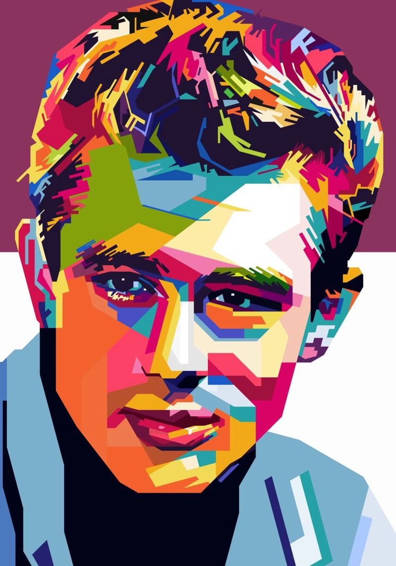 Stile James Dean WPAP pellicola backlit da KP Artwork