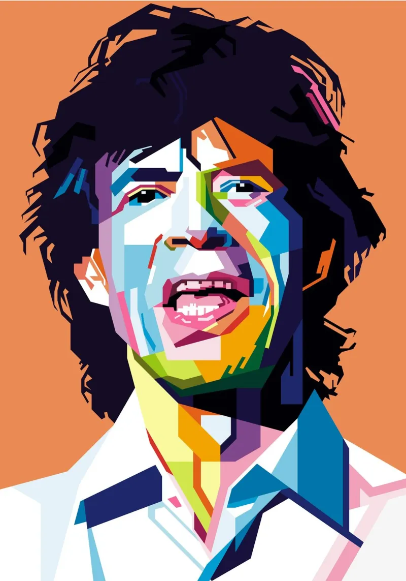 Rockers Legend Style WPAP pellicola backlit da KP Artwork