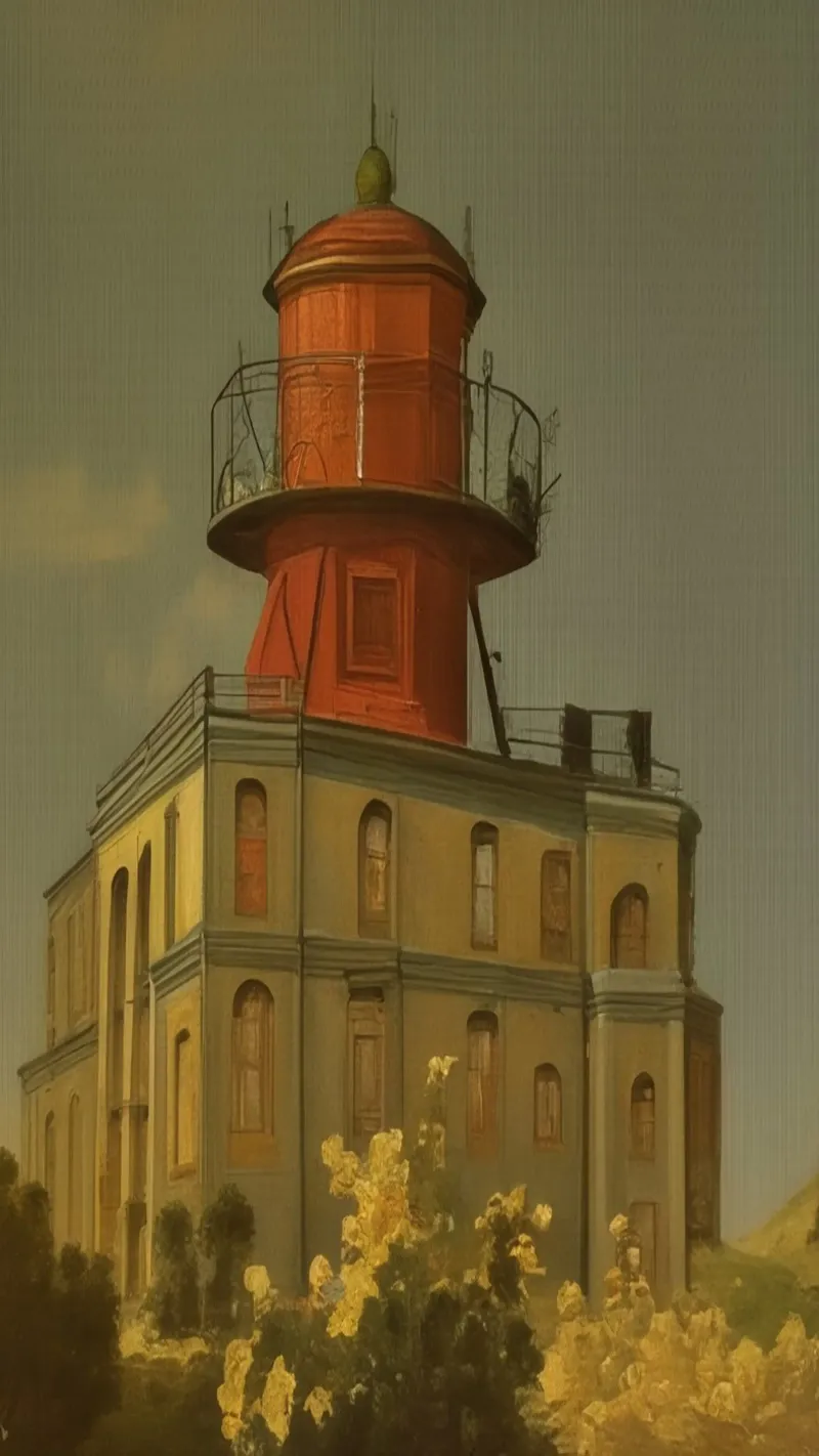vecchio faro pellicola backlit da Impressionismus by LK