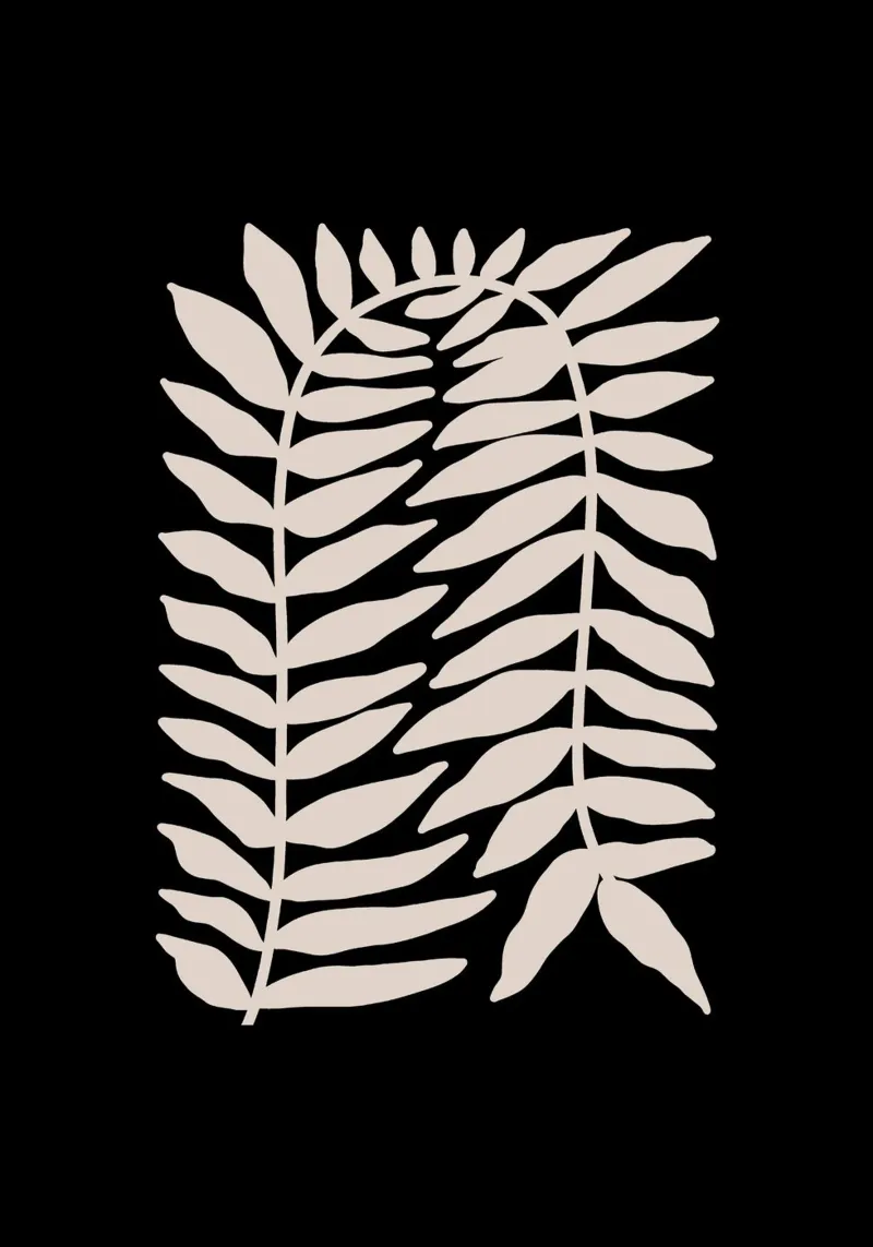 Twig Mid Century carta hahnemühle da BAINAI