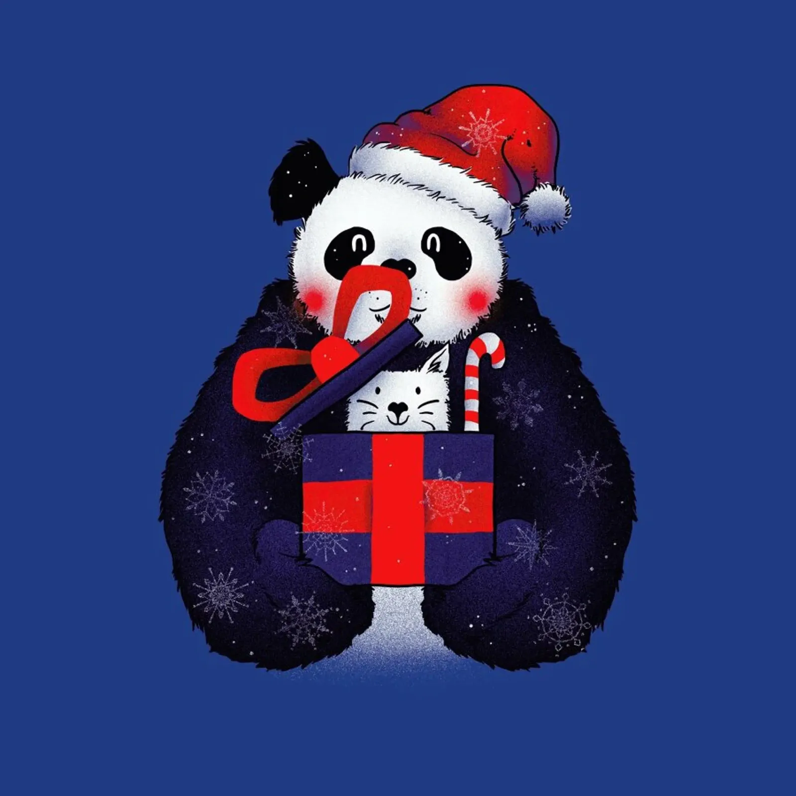 Xmas Panda pellicola backlit da Tobe Fonseca