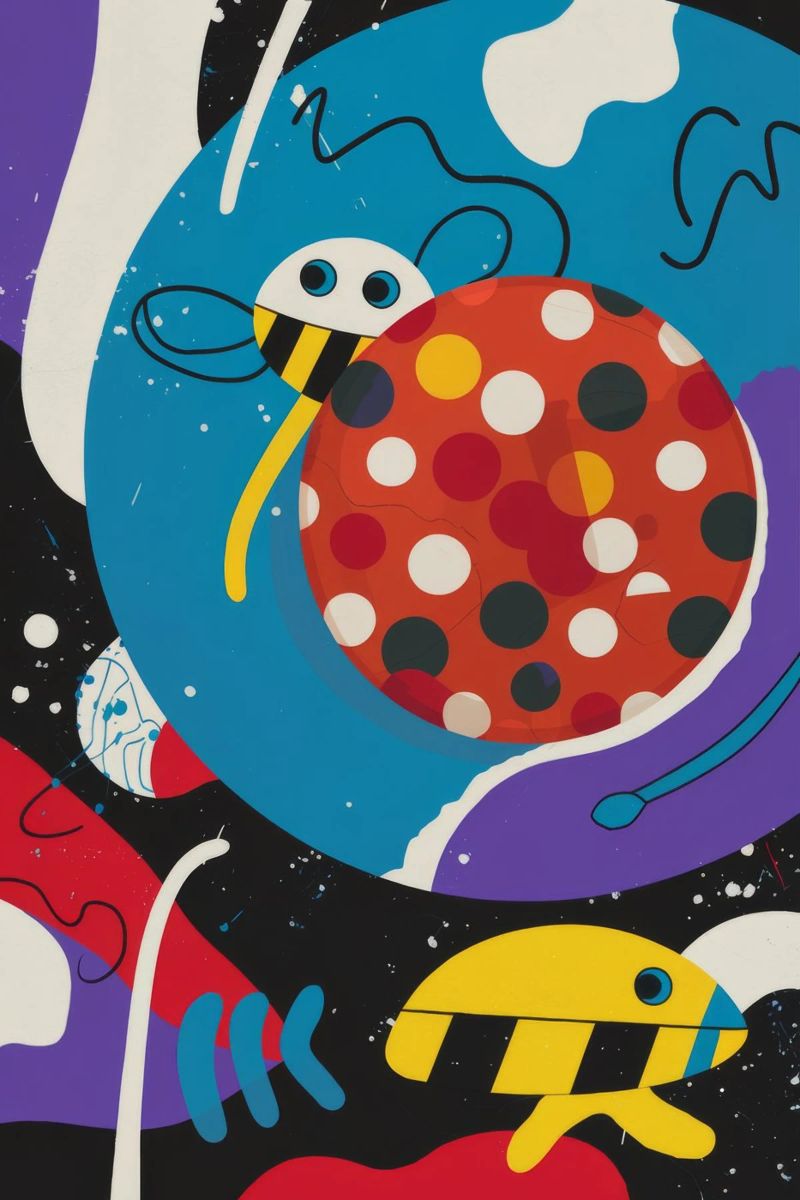 Galactic Ladybug poster by Monarco Virtuoso
