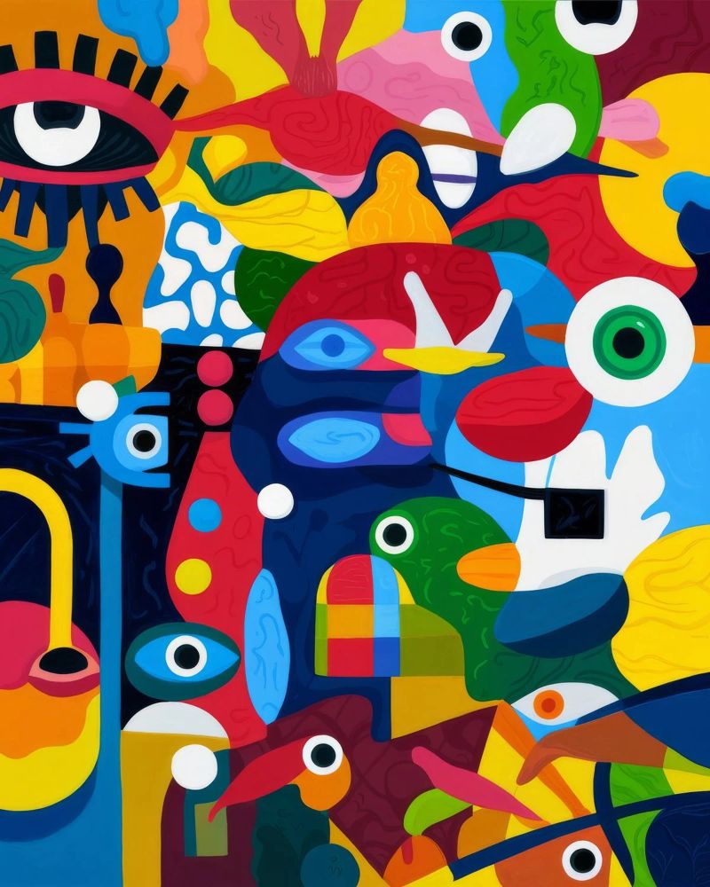 Yeux colorés poster de Monarco Virtuoso